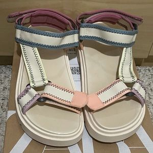 Zara multicolor technical sandal